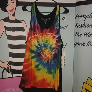 New with tags Ring of Fire tyedye tanktop XL